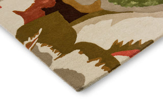 Brink and Campman Calathea Amber/Brazilian Rosewood Area Rug by Harlequin Corner Image