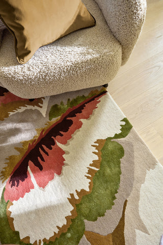 Brink and Campman Calathea Amber/Brazilian Rosewood Area Rug by Harlequin Room Image Feature