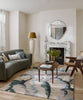 Brink and Campman Calathea Shiitake/Wild Water Area Rug by Harlequin Room Image Feature
