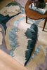 Brink and Campman Calathea Shiitake/Wild Water Area Rug by Harlequin Room Image Feature