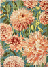 Brink and Campman Dahlia Coral/Wilderness Area Rug by Harlequin main image