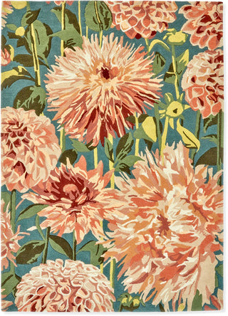 Brink and Campman Dahlia Coral/Wilderness Area Rug by Harlequin main image