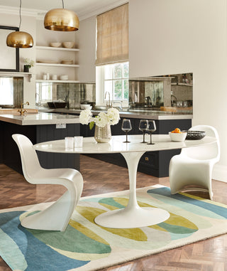 Brink and Campman Elliptic Emerald Area Rug by Harlequin Room Image Feature