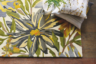 Brink and Campman Floreale Maize Area Rug by Harlequin Room Image Feature