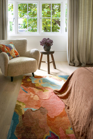 Brink and Campman Foresta Rosewood/Huckleberry Area Rug by Harlequin Room Image Feature