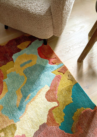 Brink and Campman Foresta Rosewood/Huckleberry Area Rug by Harlequin Room Image Feature