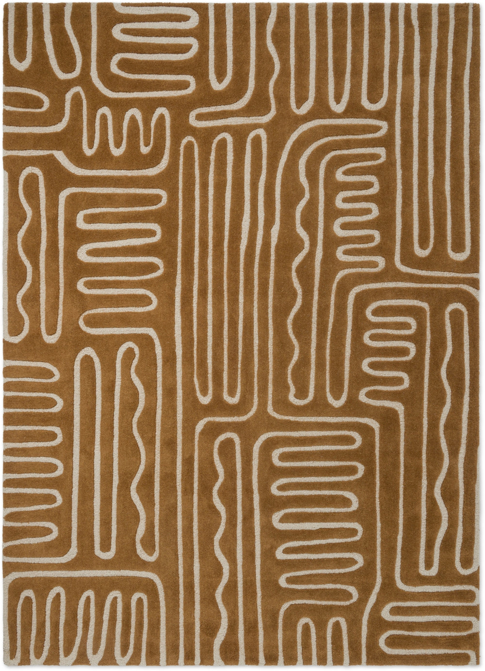 Brink and Campman Hollow Tan Multi Area Rug by Harlequin