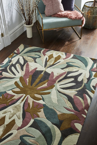 Brink and Campman Melora Positano/Succulent/Gold Area Rug by Harlequin Room Image Feature