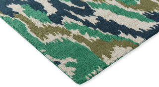 Brink and Campman Ixora Emerald/Palm/Chartreuse Area Rug by Harlequin Corner Image
