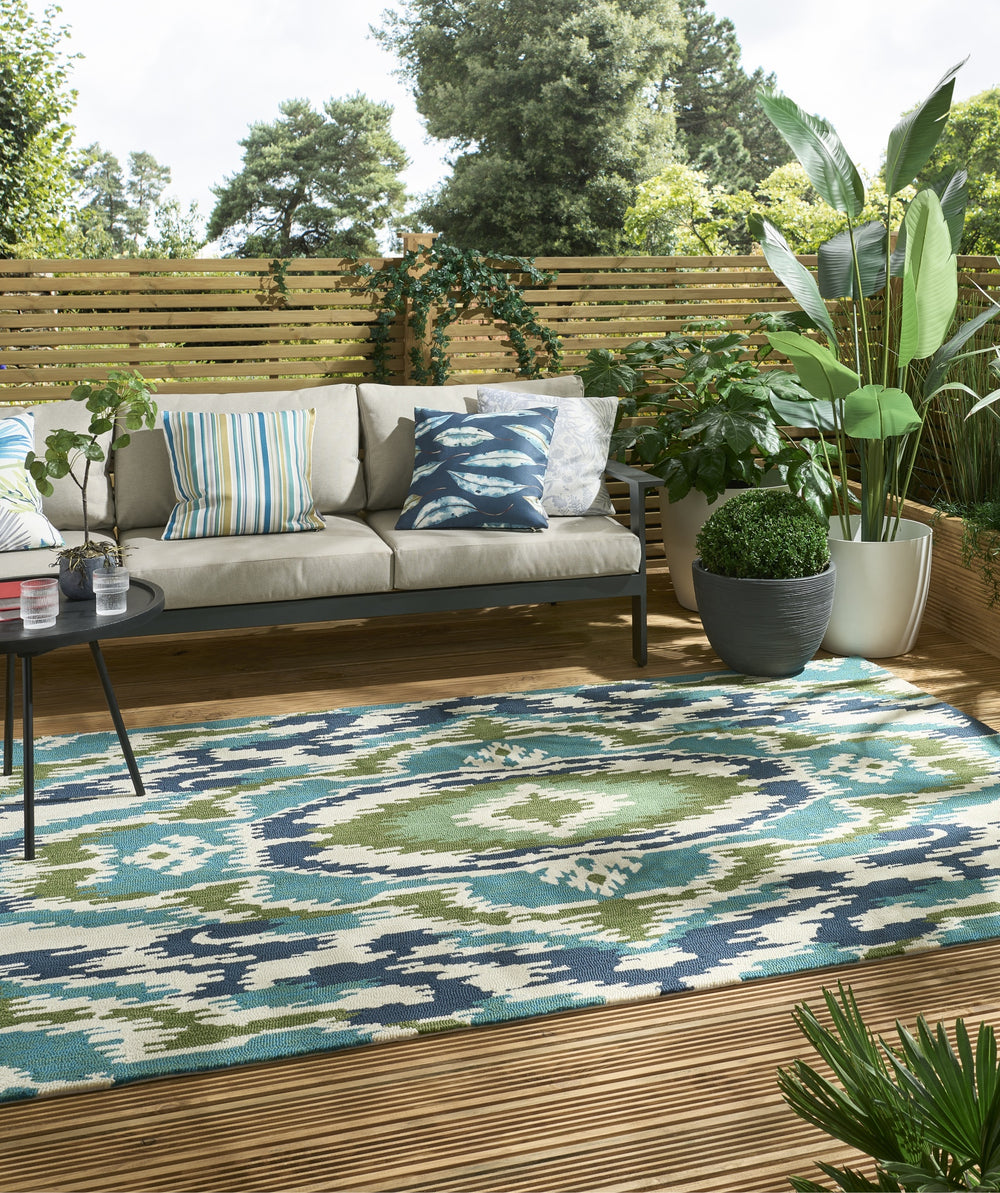 Brink and Campman Ixora Emerald/Palm/Chartreuse Area Rug by Harlequin Room Image Feature