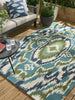 Brink and Campman Ixora Emerald/Palm/Chartreuse Area Rug by Harlequin Room Image Feature