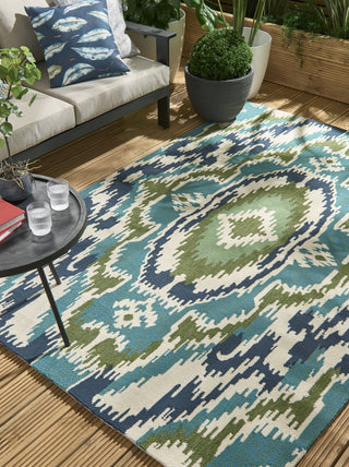 Brink and Campman Ixora Emerald/Palm/Chartreuse Area Rug by Harlequin Room Image Feature