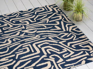 Brink and Campman Melodic Blue Area Rug by Harlequin Room Image Feature