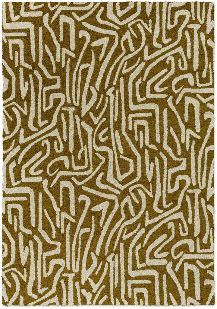 Brink and Campman Melodic Ochre/Gold Area Rug by Harlequin main image