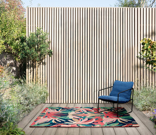Brink and Campman Melora Pink Area Rug by Harlequin Room Image Feature