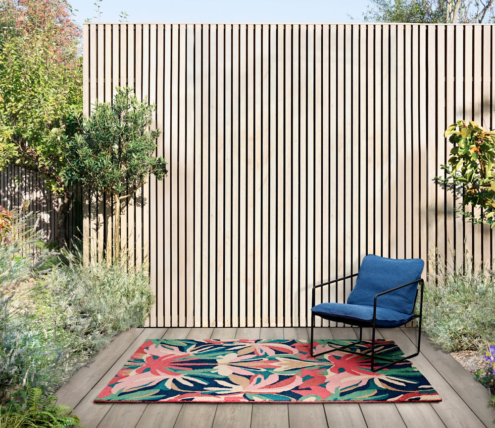 Brink and Campman Melora Pink Area Rug by Harlequin Room Image Feature