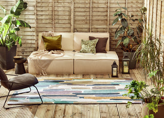 Brink and Campman Trattino Sea Glass Area Rug by Harlequin main image