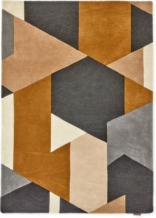 Brink and Campman Popova Caramel/Slate/Shell Area Rug by Harlequin main image