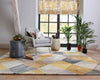 Brink and Campman Rhythm Saffron Area Rug by Harlequin Room Image Feature