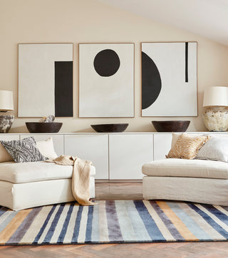 Brink and Campman Rosita Putty Area Rug by Harlequin Room Image Feature