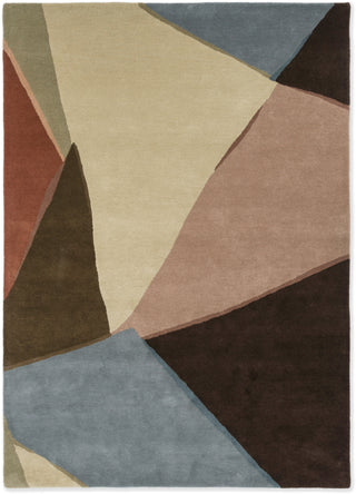 Brink and Campman Sumi Reflect Cornflour/Spice Area Rug by Harlequin main image