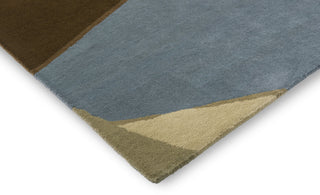 Brink and Campman Sumi Reflect Cornflour/Spice Area Rug by Harlequin Corner Image