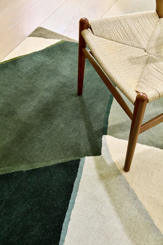 Brink and Campman Sumi Reflect Fern/Pistachio Area Rug by Harlequin Room Image Feature