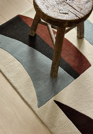 Brink and Campman Torillo Cornflower/Walnut Area Rug by Harlequin Room Image Feature