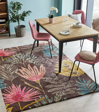 Brink and Campman Yasuni Cerise Area Rug by Harlequin Room Image Feature