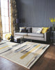 Brink and Campman Zeal Pewter Area Rug by Harlequin Room Image Feature