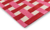 Brink and Campman Basket Weave Coral/Rose Area Rug by Harlequin x Sophie Robinson Corner Image