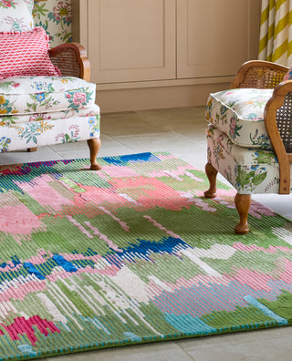 Brink and Campman Wilderness Peridot/Emerald Area Rug by Harlequin x Sophie Robinson Room Image Feature