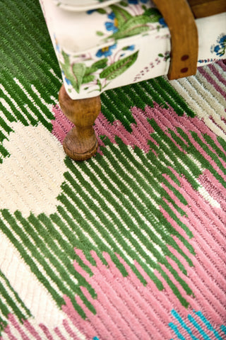 Brink and Campman Wilderness Peridot/Emerald Area Rug by Harlequin x Sophie Robinson Room Image Feature
