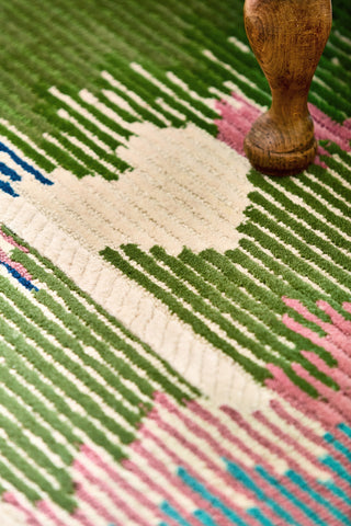 Brink and Campman Wilderness Peridot/Emerald Area Rug by Harlequin x Sophie Robinson Room Image Feature