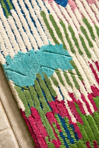 Brink and Campman Wilderness Peridot/Emerald Area Rug by Harlequin x Sophie Robinson Room Image Feature