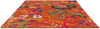 Brink and Campman Wonderland Floral Amber/Lapis Area Rug by Harlequin x Sophie Robinson Angle Image