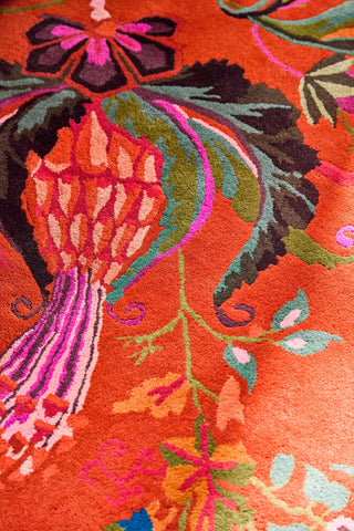 Brink and Campman Wonderland Floral Amber/Lapis Area Rug by Harlequin x Sophie Robinson Room Image Feature