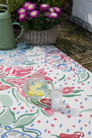 Brink and Campman Lilith Poppy Red Area Rug by Laura Ashley Room Image Feature
