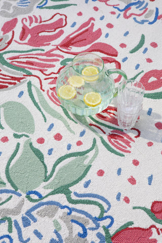 Brink and Campman Lilith Poppy Red Area Rug by Laura Ashley Room Image Feature