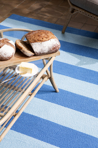 Brink and Campman Lille Sky Bleu Area Rug by Laura Ashley Room Image Feature