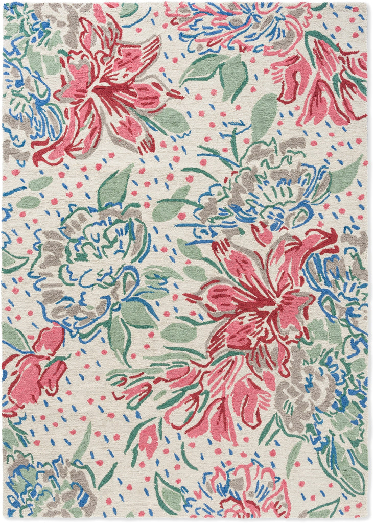 Brink and Campman Lilith Poppy Red Area Rug by Laura Ashley main image