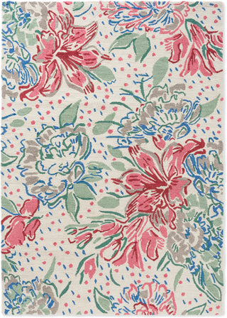 Brink and Campman Lilith Poppy Red Area Rug by Laura Ashley main image