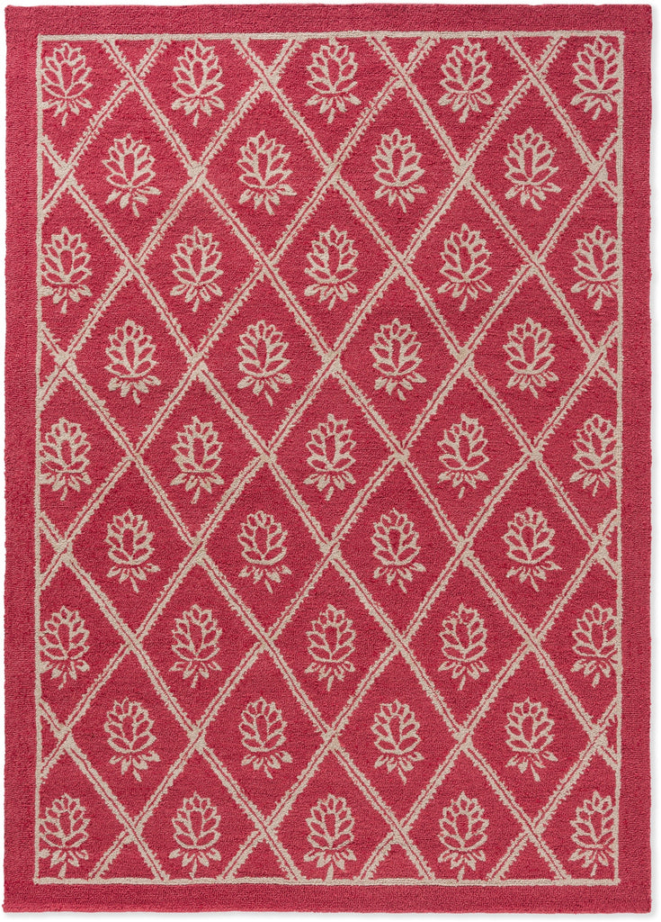 Brink and Campman Porchester Poppy Red Area Rug by Laura Ashley main image