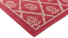Brink and Campman Porchester Poppy Red Area Rug by Laura Ashley Corner Image