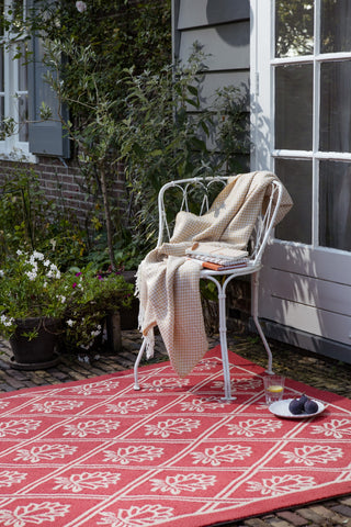 Brink and Campman Porchester Poppy Red Area Rug by Laura Ashley Room Image Feature
