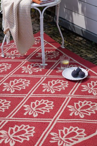 Brink and Campman Porchester Poppy Red Area Rug by Laura Ashley Room Image Feature