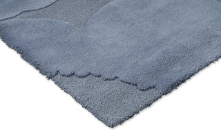 Brink and Campman Iso Unikko Dusty Blue Area Rug by Marimekko Corner Image