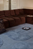 Brink and Campman Iso Unikko Dusty Blue Area Rug by Marimekko Room Image Feature