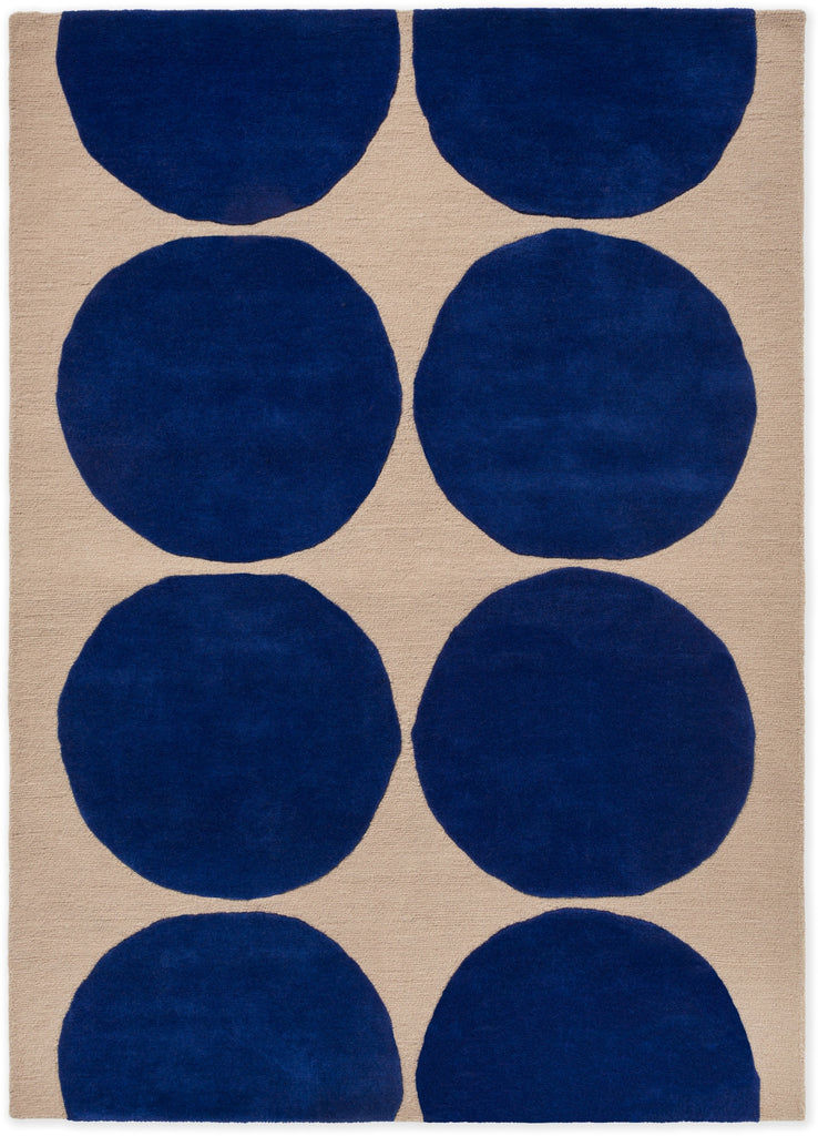 Brink and Campman Isot Kivet Blue Area Rug by Marimekko main image