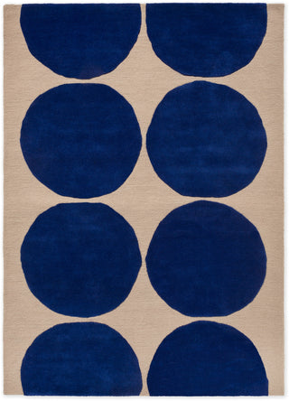 Brink and Campman Isot Kivet Blue Area Rug by Marimekko main image